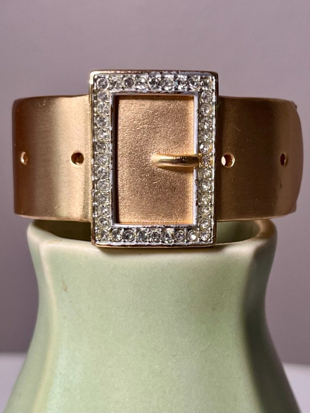 Sevenarts Ltd MMA Vintage Erté Collection Art Deco Rhinestone Buckle Cuff